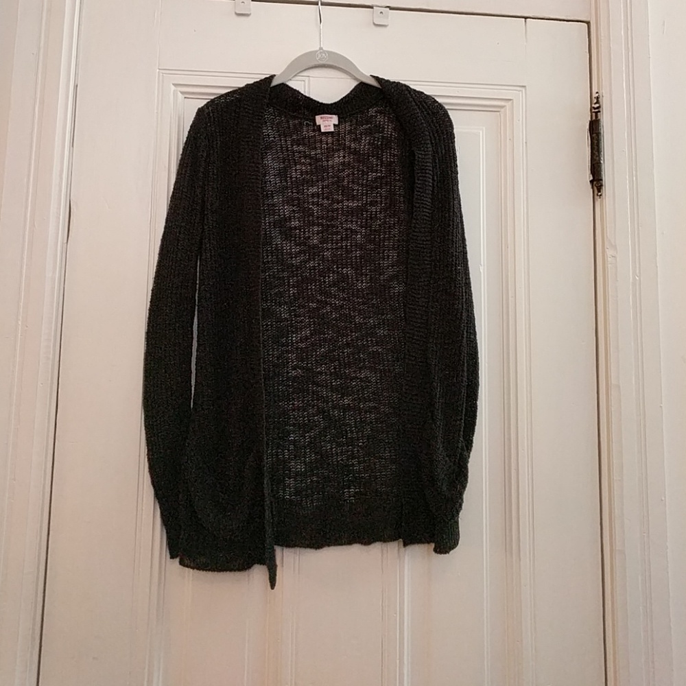 Classic black cardigan